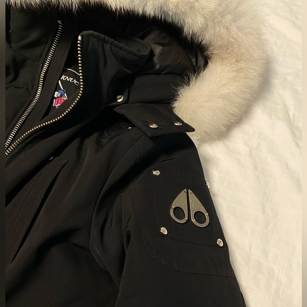 Moose Knuckles kids original unisex shearling bomber jacket